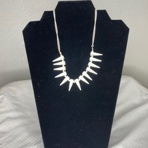 ZAD New Spike Metal Abstract Necklace